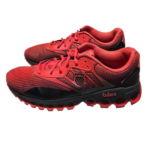 K-Swiss Tubes Comfort 200 Mens Red Black Running Training Shoes 07924-603-M 11.5 main image 4